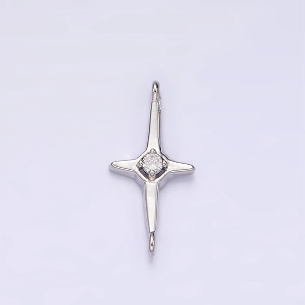 Sterling Silver Elongated North Star Connector Conti Jewelers Endwell, NY