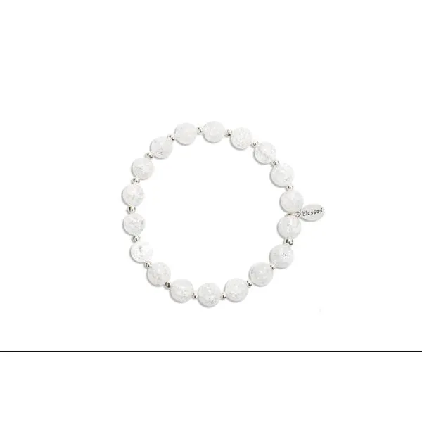 Snowflake Quartz Mercy House Bracelet - Standard Conti Jewelers Endwell, NY