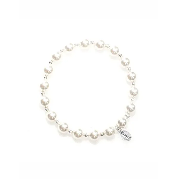 White Pearl Mercy House Bracelet Conti Jewelers Endwell, NY