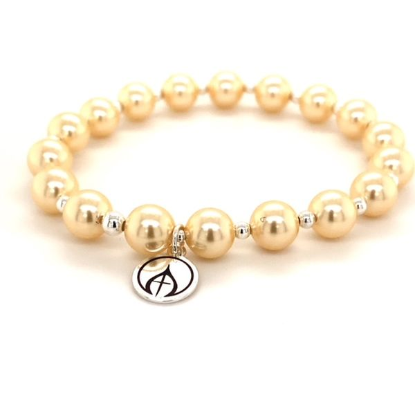 Light Gold Pearl Mercy House Bracelet Conti Jewelers Endwell, NY