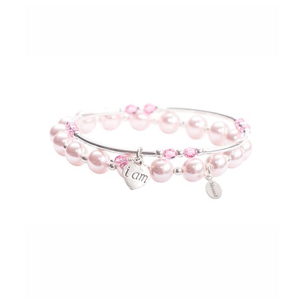 Pink Pearl Mercy House Bracelet, Standard Size Image 2 Conti Jewelers Endwell, NY
