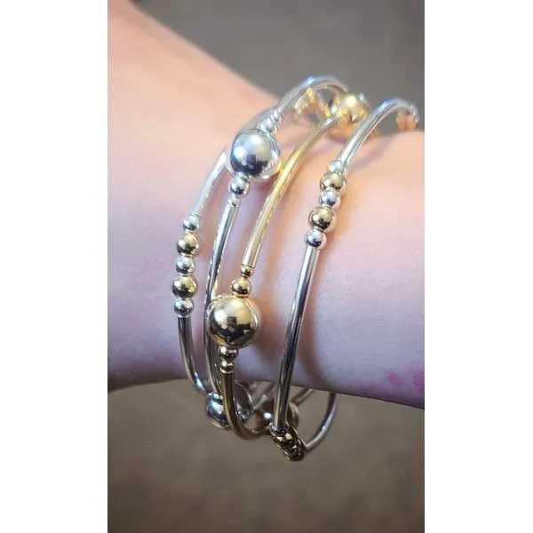 Intentional Bracelet in Sterling Silver and Yellow Gold-Fill Image 2 Conti Jewelers Endwell, NY