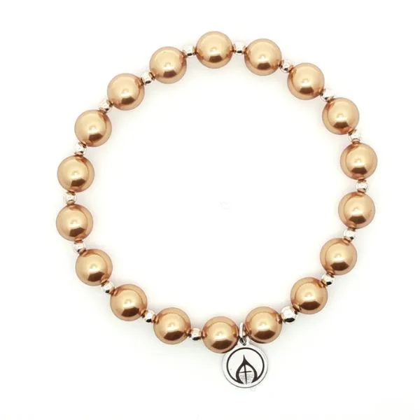 Dark Gold Pearl Mercy House Bracelet (Standard Size) Conti Jewelers Endwell, NY