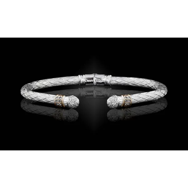 Diamond Caerleon two Elegante Cuff Bracelet Cooper Fine Jewelers Texarkana, TX