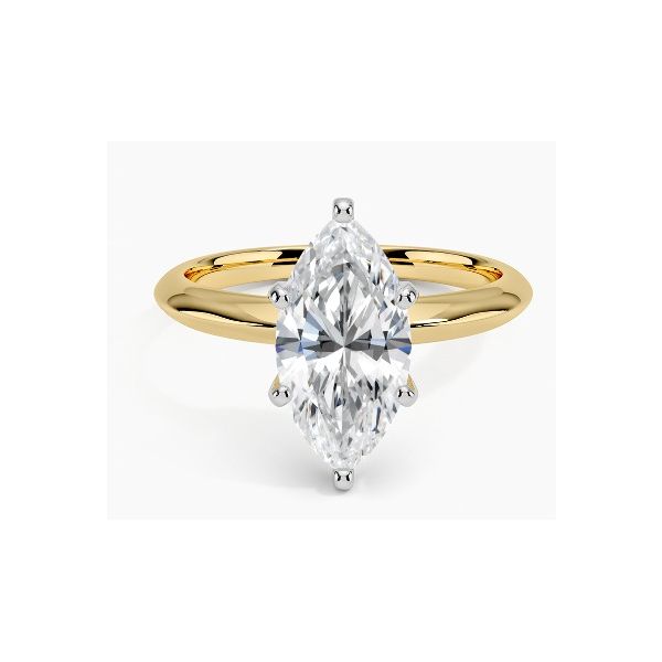 14 Karat Yellow Gold Lab Grown 1.29 ctw Marquise Shape Diamond Solitaire Engagement Ring - F/VS1 Corinth Jewelers Corinth, MS