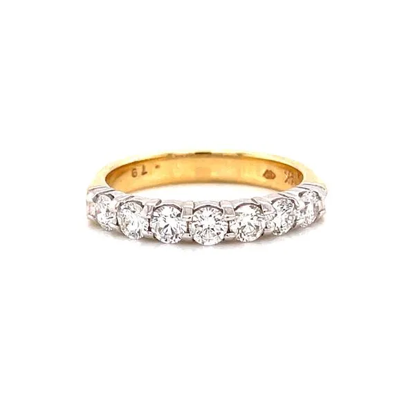 14 Karat Yellow Gold Round Diamond Stacker Band Corinth Jewelers Corinth, MS