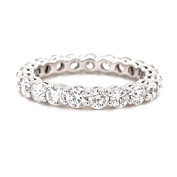 14 Karat White Gold Round Diamond Eternity Band Corinth Jewelers Corinth, MS