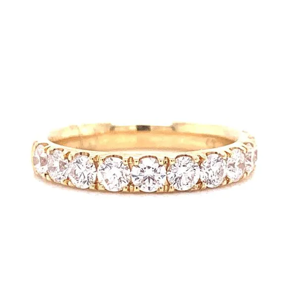 14 Karat Yellow Gold Round Diamond Band Corinth Jewelers Corinth, MS