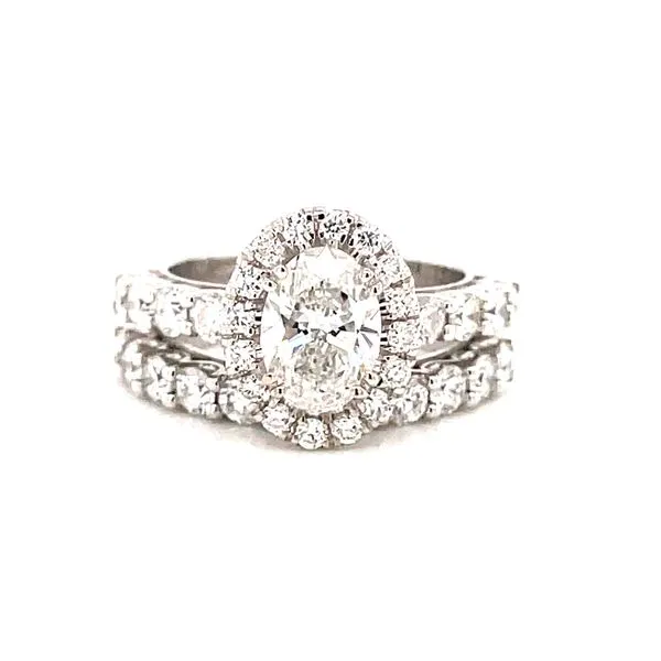 14 Karat White Gold Round Diamond Wedding Band Image 2 Corinth Jewelers Corinth, MS