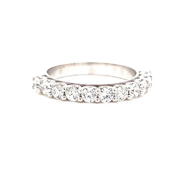 14 Karat White Gold Round Diamond Wedding Band Corinth Jewelers Corinth, MS