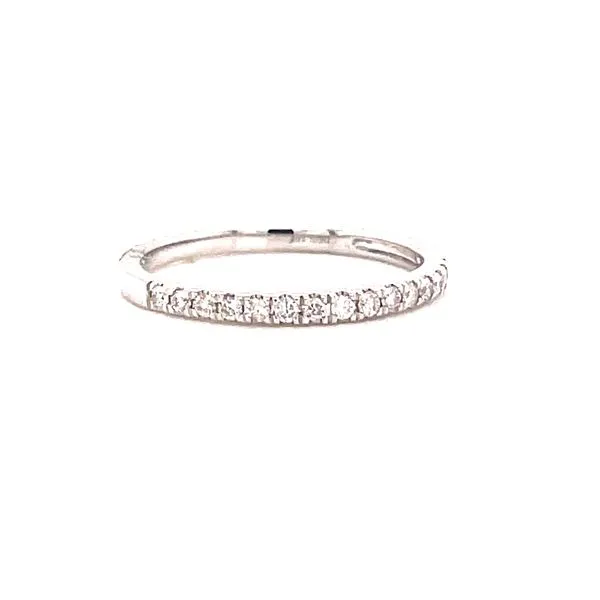 10 Karat White Gold Round Diamond Stacker Band Corinth Jewelers Corinth, MS