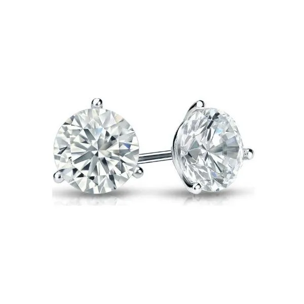 Martini style sale diamond earrings