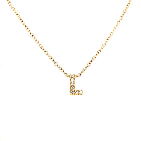 14 Karat Yellow Gold Initial 