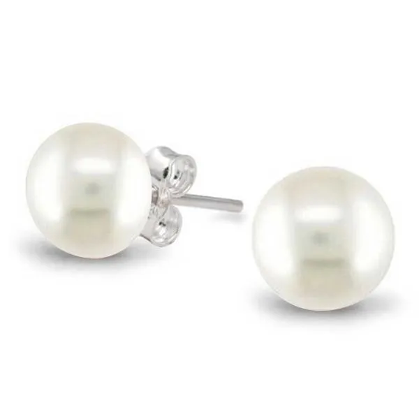 Sterling Silver Freshwater 7mm Pearl Stud Earrings Corinth Jewelers Corinth, MS