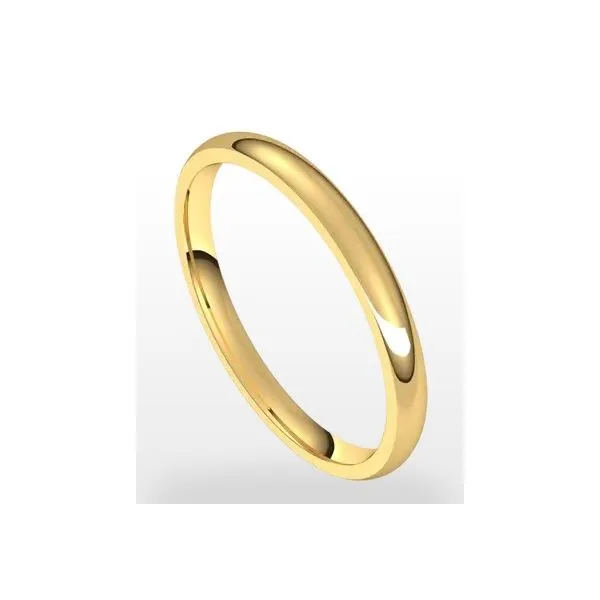 10 Karat Yellow Gold 2mm Light Comfort Fit Polished Ladies Wedding Band - Size 6.5 Corinth Jewelers Corinth, MS