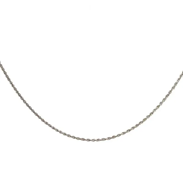 14 Karat White Gold 1.4mm Rope Chain - 18