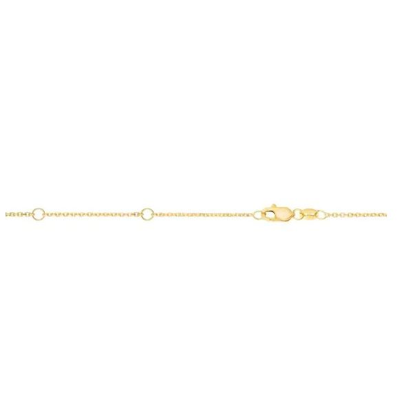 10 Karat Yellow Gold 0.87 mm Cable Chain - 18