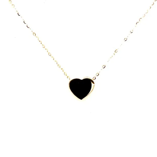 14 Karat Yellow Gold Polished Heart Fashion Necklace Corinth Jewelers Corinth, MS