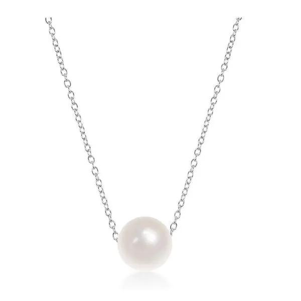 Sterling Silver Threaded 10mm Fresh Water Pearl Fashion Necklace Corinth Jewelers Corinth, MS