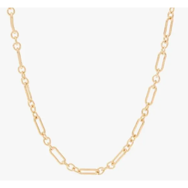 All Gold Links of Love Ronaldo Necklace - 18