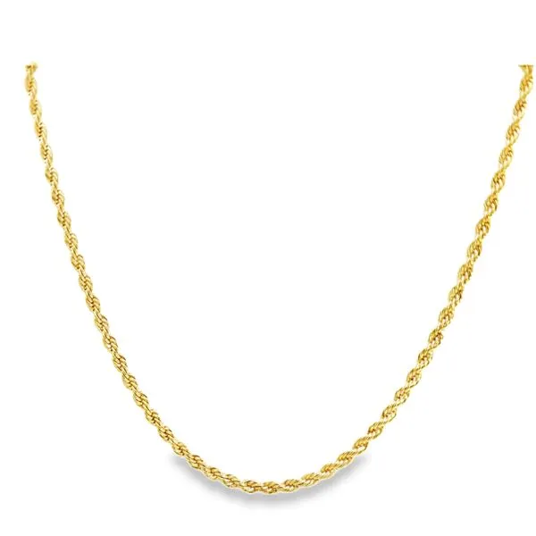 18 Karat Gold Filled 4mm Rope Chain - 24