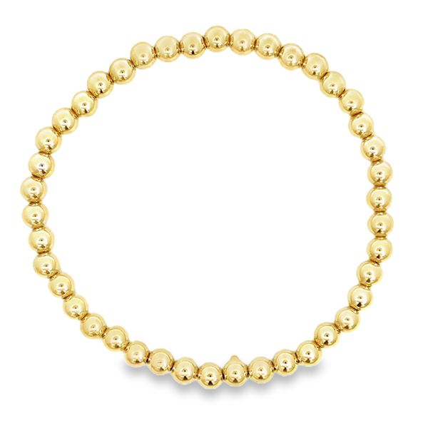 Gold Filled 2mm Bead Necklace - 17.5