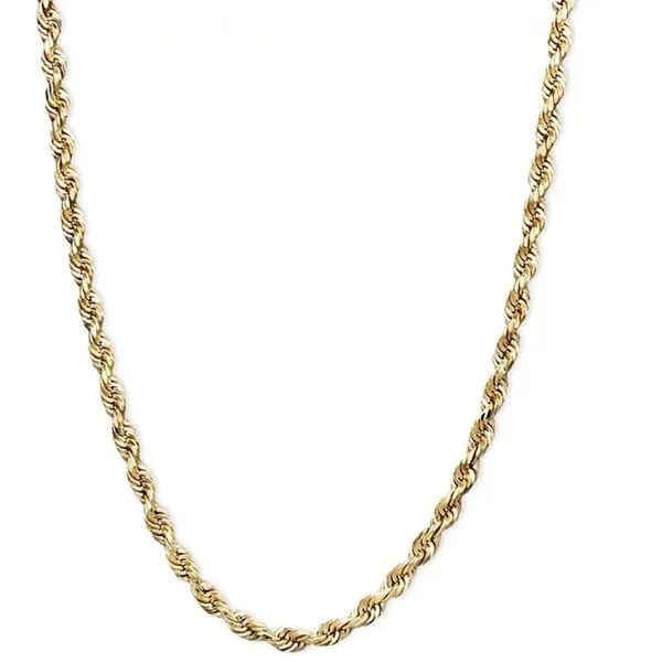 18 Karat Gold Filled 4mm Rope Chain - 20