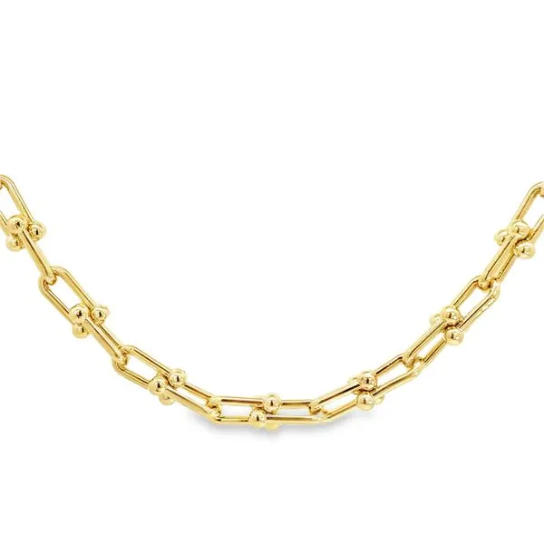 Gold Filled Chunky Link Necklace - 16/18