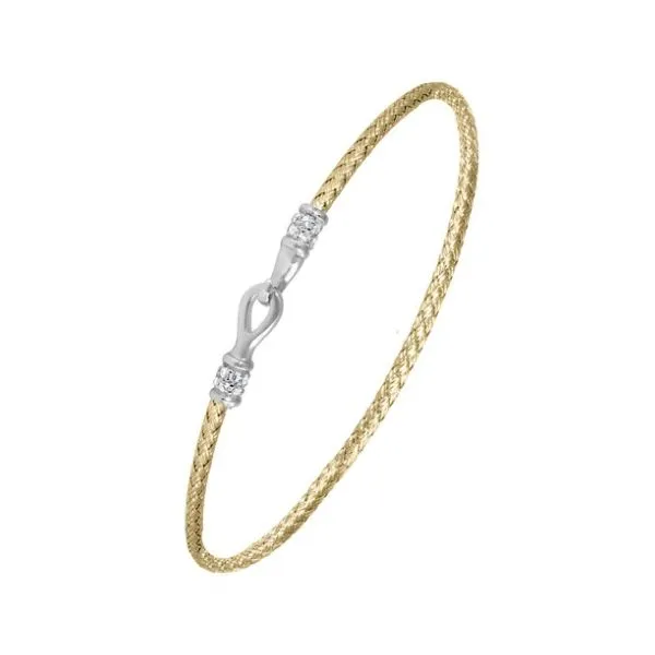 Sterling Silver and Gold Plated Hook Buckle Fashion Bracelet Corinth Jewelers Corinth, MS