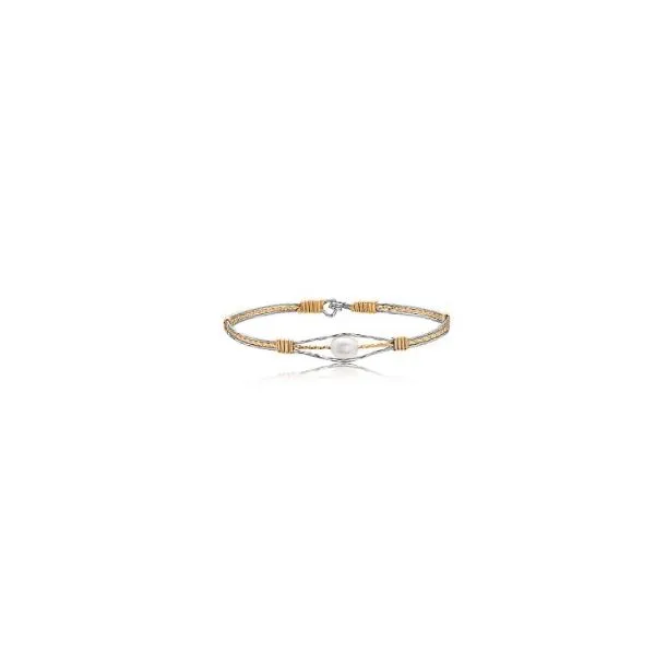 Two Tone Guardian Angel Ronaldo Bracelet - Size 5 Corinth Jewelers Corinth, MS