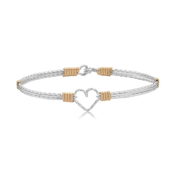 Two Tone I am Cherished Ronaldo Bracelet - Size 7 Corinth Jewelers Corinth, MS