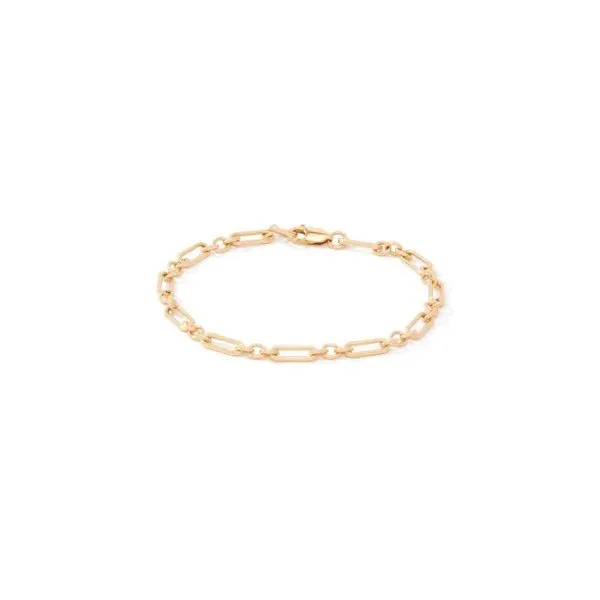 Ronaldo All Gold Links of Love Bracelet - Size 7.5 Corinth Jewelers Corinth, MS