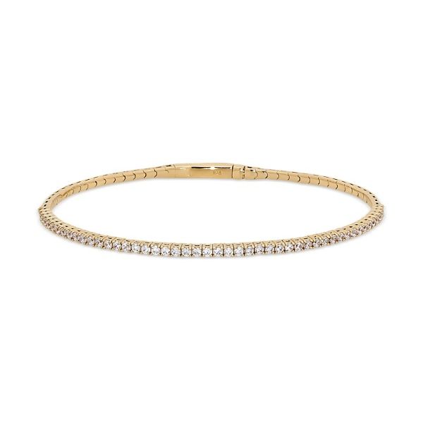 Gold Vermeil Round CZ Flex Bangle Bracelet Corinth Jewelers Corinth, MS