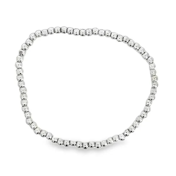 Sterling Silver 3mm Bead Bracelet - Size 7 Corinth Jewelers Corinth, MS