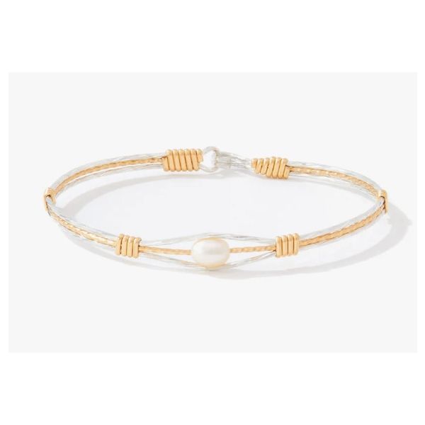 Guardian Angel Two Tone Ronaldo Bracelet - Size 8