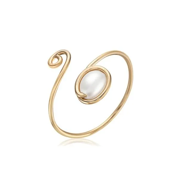 Two Tone Pearl of my Heart Ronaldo Fashion Ring Small Me