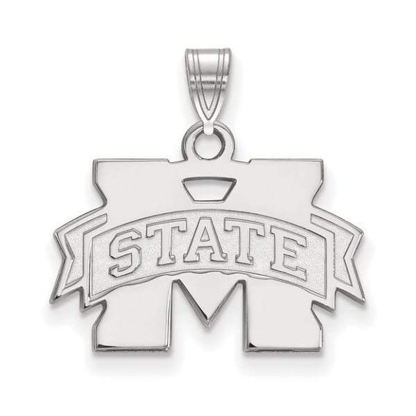 Sterling Silver Mississippi State Logo Charm Corinth Jewelers Corinth, MS