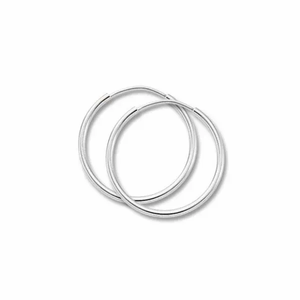 Sterling Silver 3 x 60 mm Endless Tube Hoops Corinth Jewelers Corinth, MS