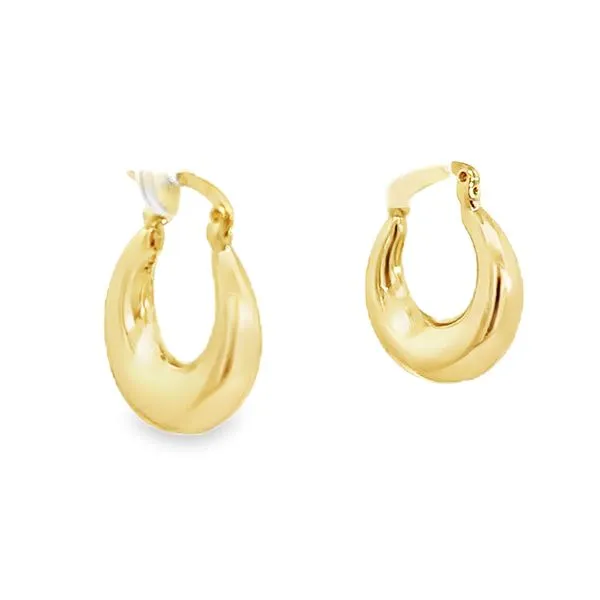 Gold Filled Small Tapered Hoop Earring Corinth Jewelers Corinth, MS