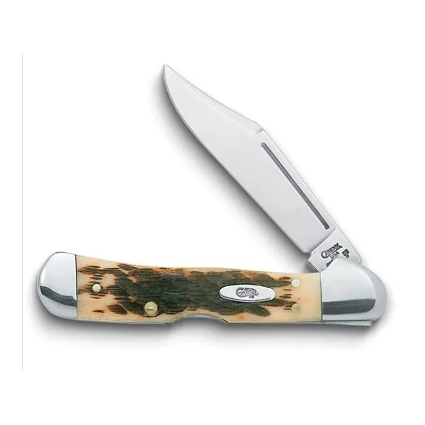 Case Amber Bone Handle Mini Copperlock Pocket Knife with Tru-Sharp Stainless Steel Blade Corinth Jewelers Corinth, MS