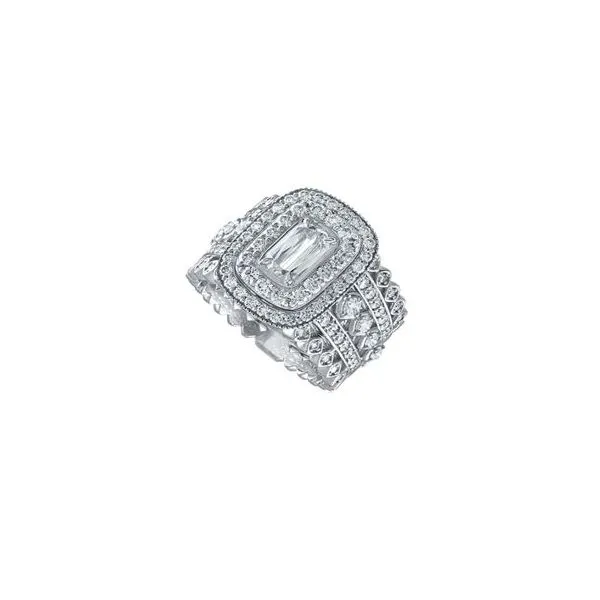 Christopher Designs Art Deco Enagement Ring Cornell's Jewelers Rochester, NY