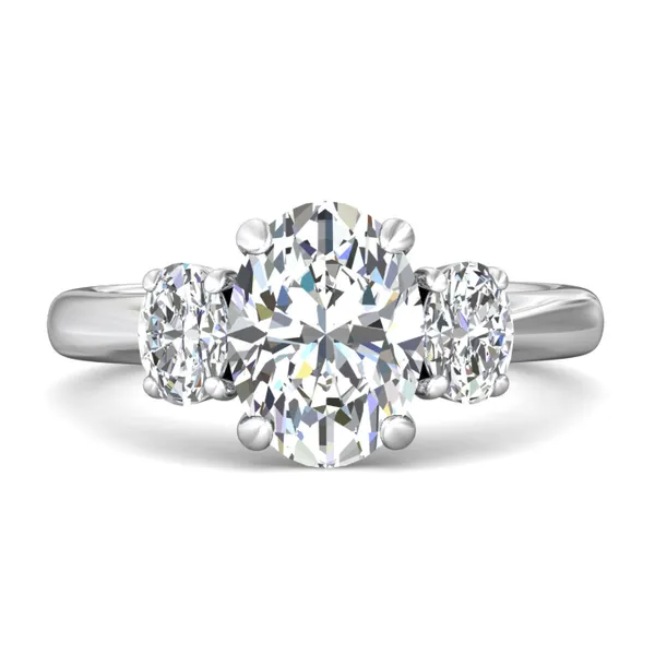 Platinum 3-Stone Oval Diamond Ring 4.51ct Total Weight Cornell's Jewelers Rochester, NY
