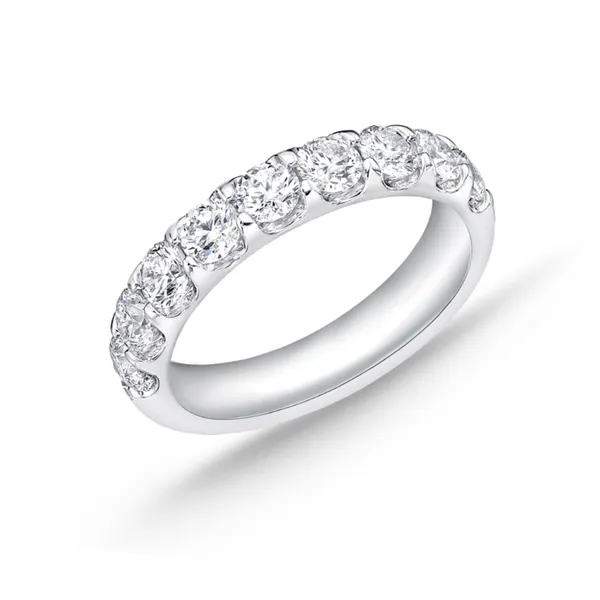 Platinum 9-Stone Diamond Band Cornell's Jewelers Rochester, NY