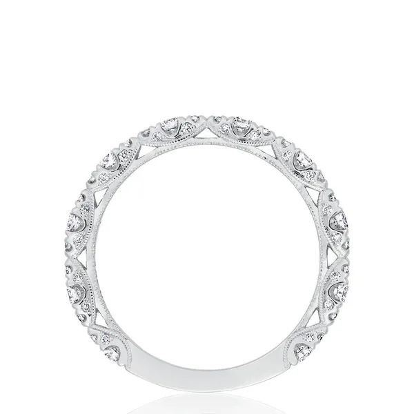 Tacori 18K White Gold Marquise Shpe Design Diamond Band Image 2 Cornell's Jewelers Rochester, NY