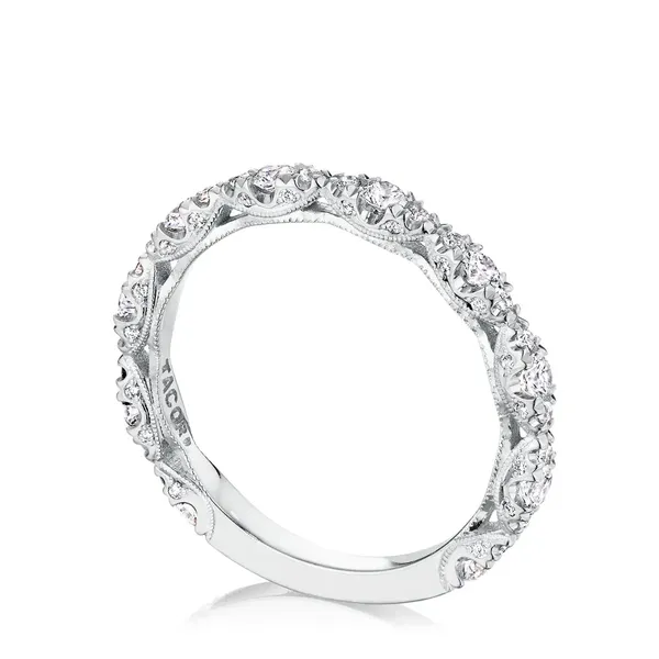 Tacori 18K White Gold Marquise Shpe Design Diamond Band Cornell's Jewelers Rochester, NY