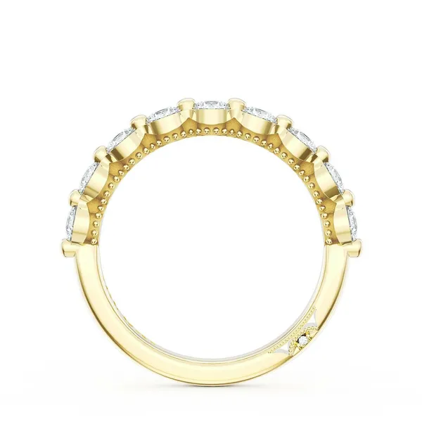 Tacori Sculpted Crescent Diamond Wedding Band Image 2 Cornell's Jewelers Rochester, NY