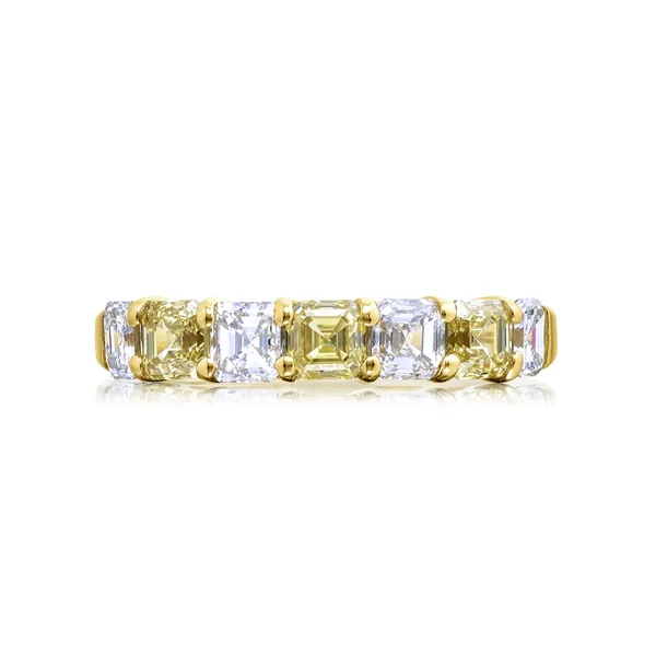 JBSTAR 18kt Yellow Gold Alternating Diamond Band Cornell's Jewelers Rochester, NY