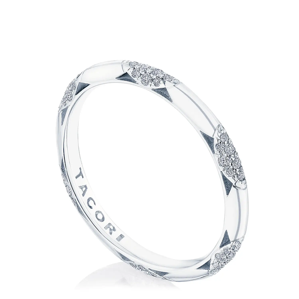 Tacori 18K White Gold 360 Foundation Eternity Band Cornell's Jewelers Rochester, NY