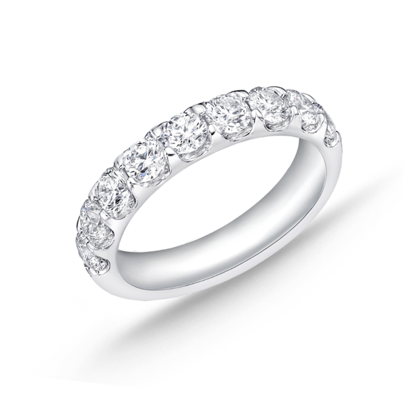 Platinum 9-Stone Diamond Band Cornell's Jewelers Rochester, NY