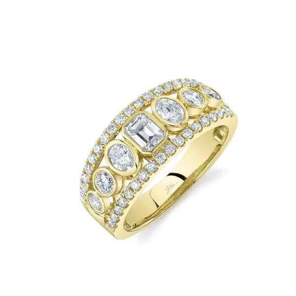 1.25CT 14K Y/G DIAMOND EMERALDOVAL CUT RING Cornell's Jewelers Rochester, NY